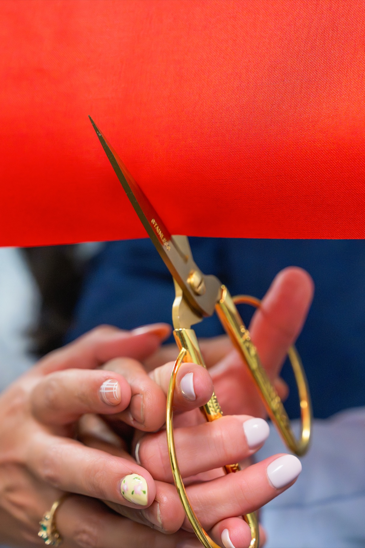 Grand opening ribbon-cutting ceremony in Austin — small business event photography